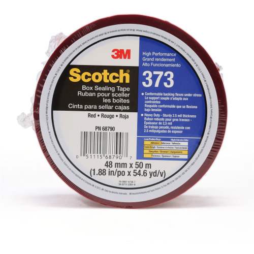 Scotch Box Sealing Tape 373 Red 48 mm × 50 m