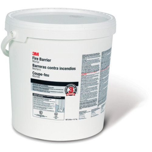 3M Fire Barrier Mortar Gray 5 Gallon Drum (Pail)