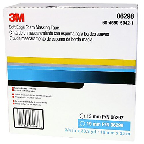 3M Soft Edge Foam Masking Tape 06298 19 mm × 35 m